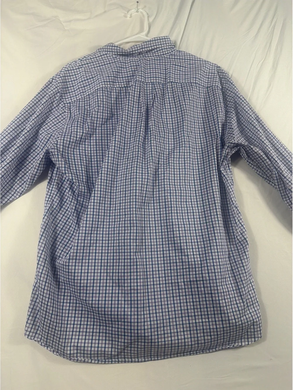 J.Crew The Offshore Performance Shirt Blue and Purple Check Button-Down
